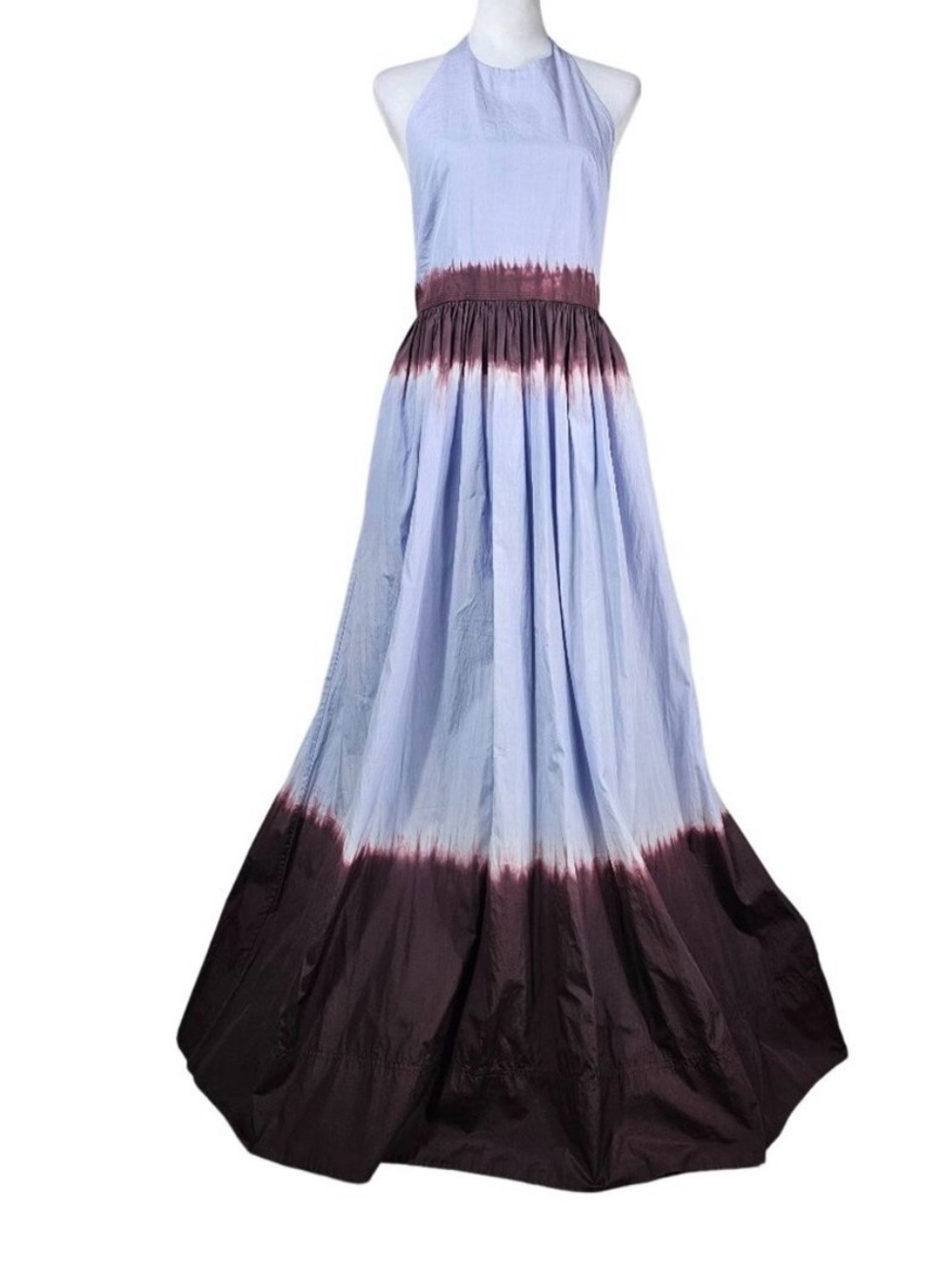 A.L.C Blair Gown Sleeveless Tie-Dye Halter Maxi Dress size 6. - Picture 8 of 9